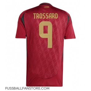 Belgien Leandro Trossard #9 Replik Heimtrikot EM 2024 Kurzarm